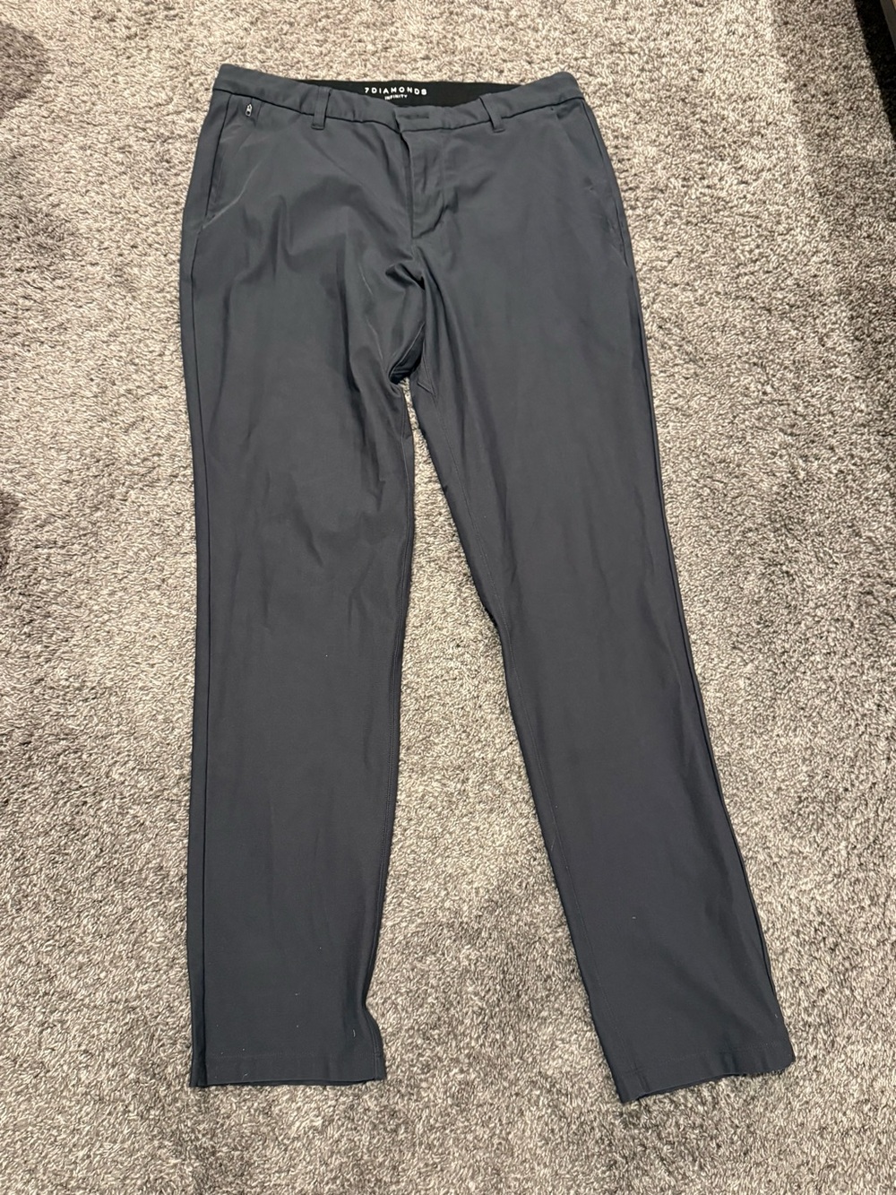 Men's 7 Diamonds Grey Dress Pants